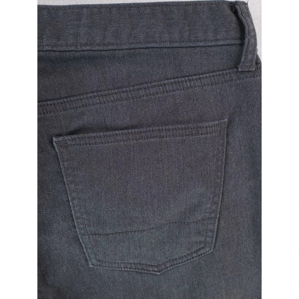 Banana Republic Jeans Men 35x28* Gray Travel Pant Athletic Tapered Stretch Denim